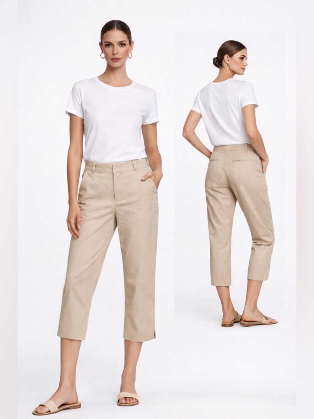 DKNY Donna Karan New York Cream Tailored Pants – Size 12